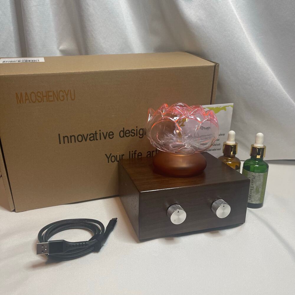 Aromatherapy diffuser with Bluetooth capabilities 2 scents included